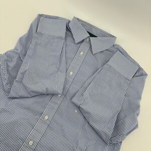 Lauren Ralph Lauren Boys Blue Stripe Button Down Shirt Size 20